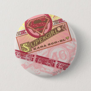 Chapa Redonda De 5 Cm La Única Supergirl