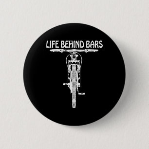 Chapa Redonda De 5 Cm La vida detrás de hombres mujeres montando bicicle