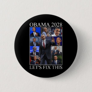 Chapa Redonda De 5 Cm La vieja elección patriótica política de Obama 202