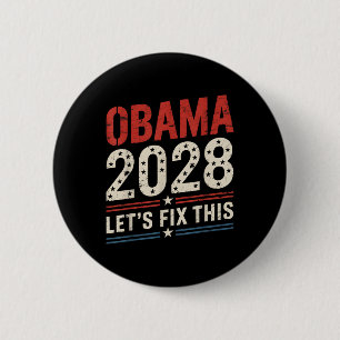 Chapa Redonda De 5 Cm La vieja elección patriótica política de Obama 202