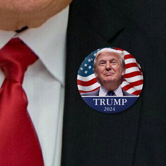 Chapa Redonda De 5 Cm La vuelta atrás de Donald Trump 2024 (Subido por el creador)