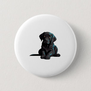 Chapa Redonda De 5 Cm Labrador Puppy