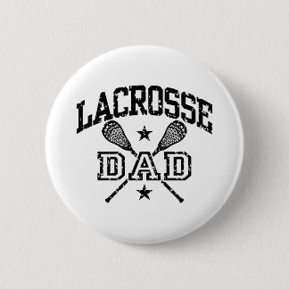 Chapa Redonda De 5 Cm Lacrosse Dad