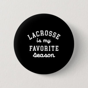 Chapa Redonda De 5 Cm Lacrosse Es Mi Estacion Favorita, Papá Noel Vintag