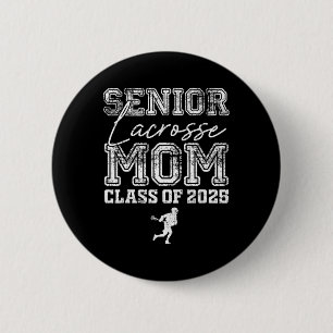 Chapa Redonda De 5 Cm Lacrosse Senior Mom Cl De 2025 Graduado Lacrosse M