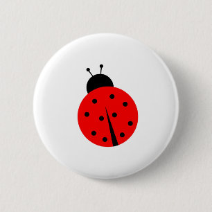 Chapa Redonda De 5 Cm Ladiebug