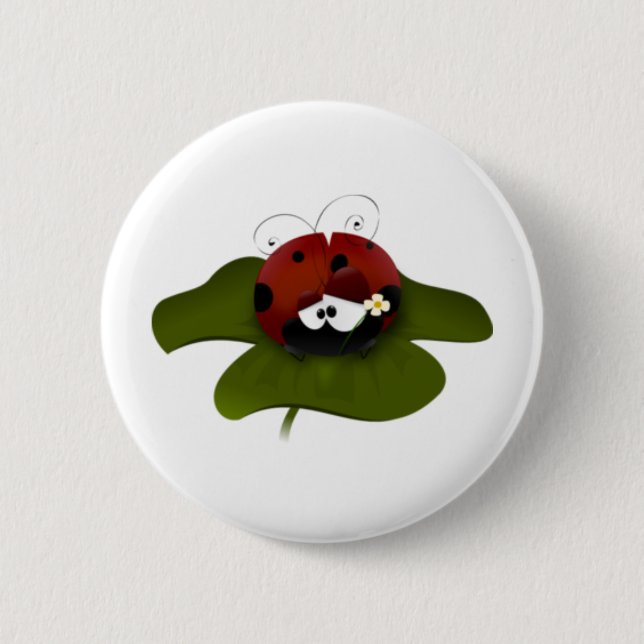 Chapa Redonda De 5 Cm Lady Bug (Anverso)