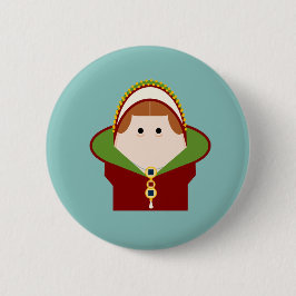 Chapa Redonda De 5 Cm Lady Jane Gray