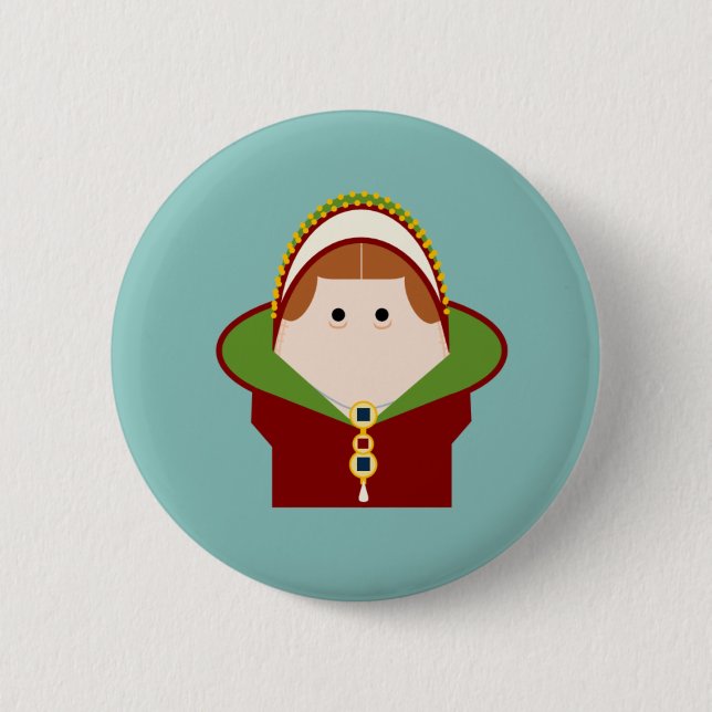 Chapa Redonda De 5 Cm Lady Jane Gray (Anverso)