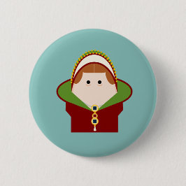 Chapa Redonda De 5 Cm Lady Jane Gray