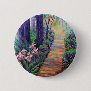 Chapa Redonda De 5 Cm Lady Slippers en el camino
