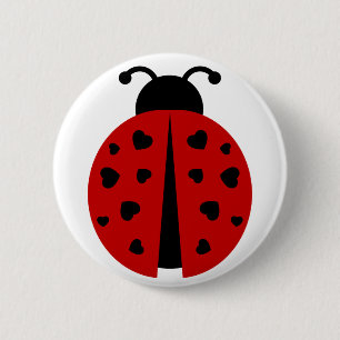 Chapa Redonda De 5 Cm ladybugz.