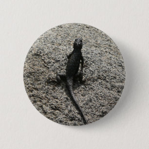 Chapa Redonda De 5 Cm Lagarto Negro