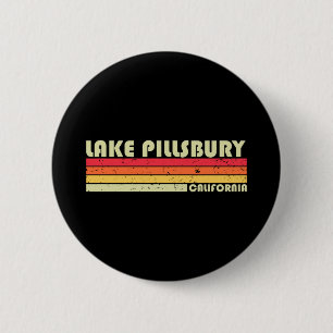 Chapa Redonda De 5 Cm Lago pillsbury california divertido pesca camping