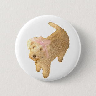 Chapa Redonda De 5 Cm Lakeland Terrier