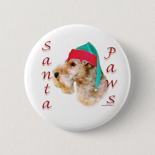 Chapa Redonda De 5 Cm Lakeland Terrier Santa Paws