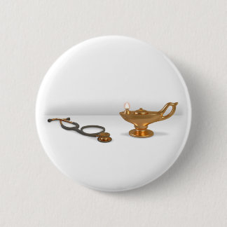 Chapa Redonda De 5 Cm Lámpara y estetoscopio de la enfermería