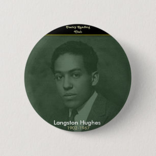 Chapa Redonda De 5 Cm Langston Hughes