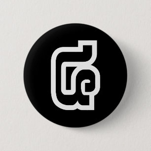 Chapa Redonda De 5 Cm Lao/Laos Número Cuatro/4/໔ (Véase/Si) Laotiano