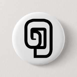 Chapa Redonda De 5 Cm Laos/Laos Número 1 / 1 / ໑ (Nung/Nueng) Laotiano