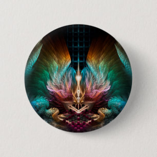 Chapa Redonda De 5 Cm Las Alas De Artillian