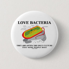 Chapa Redonda De 5 Cm Las bacterias del amor crían solamente alguna