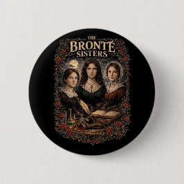 Chapa Redonda De 5 Cm Las hermanas Brontë