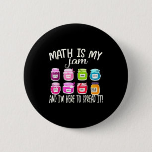 Chapa Redonda De 5 Cm Las Matemáticas Son Mi Pasión Y Estoy Aquí Para Di