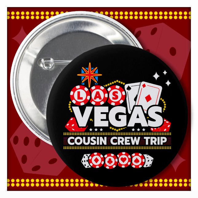 Chapa Redonda De 5 Cm Las Vegas Vacation Cousin Crew Las Vegas (Subido por el creador)