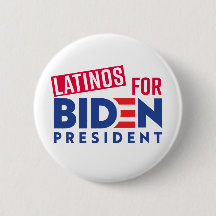 Latinos para Joe Biden Round Button