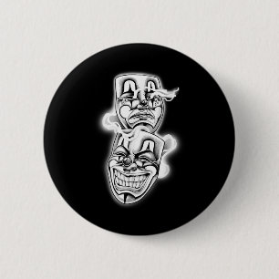 Chapa Redonda De 5 Cm Lauder Now Llorar Después Del Tatto Chicano Flash