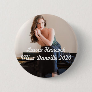 Chapa Redonda De 5 Cm Laura Miss Danville