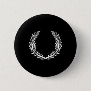 Chapa Redonda De 5 Cm Laurel Wreath Tattoo Art Para Ganadores Del Premio