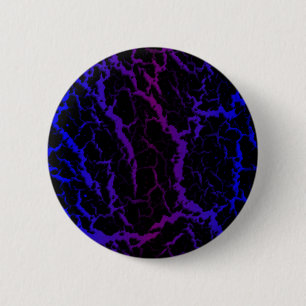 Chapa Redonda De 5 Cm Lava espacial craqueada - Azul/Púrpura