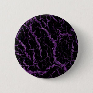 Chapa Redonda De 5 Cm Lava espacial craqueada - Púrpura Purpurina