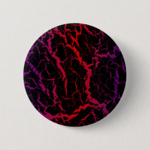Chapa Redonda De 5 Cm Lava espacial craqueada - Púrpura/Rojo