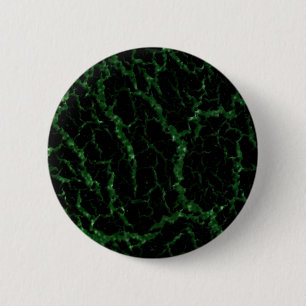 Chapa Redonda De 5 Cm Lava espacial craqueada - Verde Purpurina