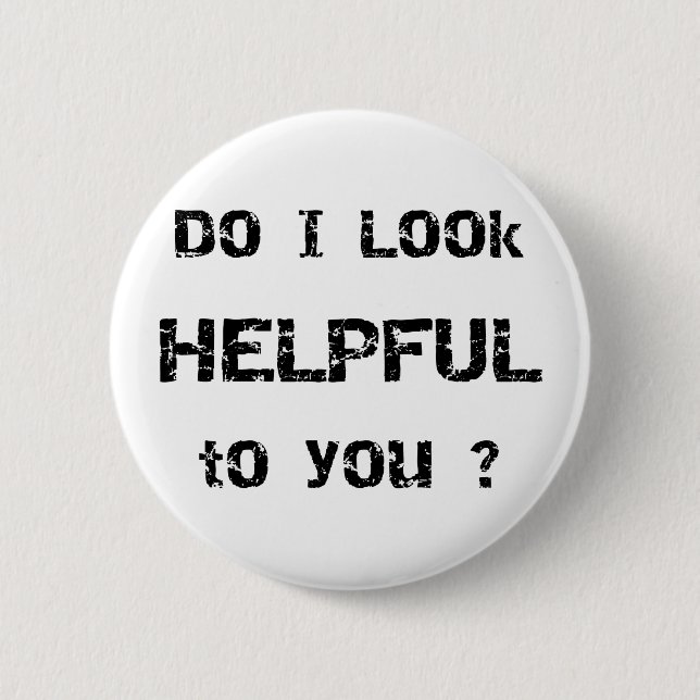 Chapa Redonda De 5 Cm ¿Le parezco útil? (Anverso)