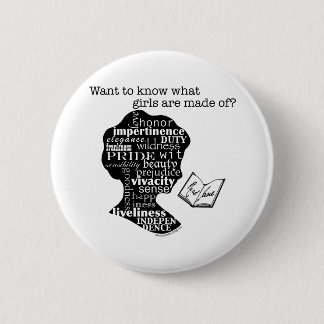 Chapa Redonda De 5 Cm Lea a Jane Austen