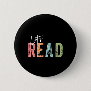 Chapa Redonda De 5 Cm Leamos Libro Friki Leyendo Libro Amante Biblioteca