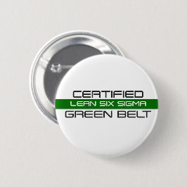 Chapa Redonda De 5 Cm Lean Six Sigma Green Belt