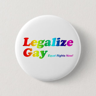 Chapa Redonda De 5 Cm Legalice al gay