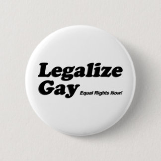 Chapa Redonda De 5 Cm Legalice al gay