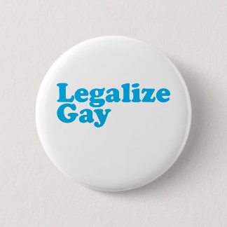 Chapa Redonda De 5 Cm Legalice los azules cielos gay