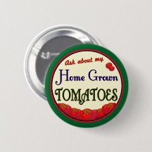 Lema del jardinero retro del tomate casero