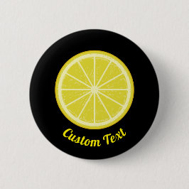 Chapa Redonda De 5 Cm Lemon Slice