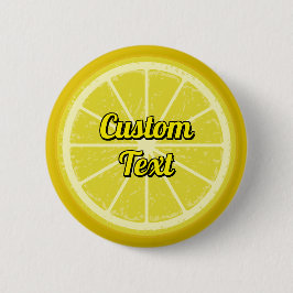 Chapa Redonda De 5 Cm Lemon Slice