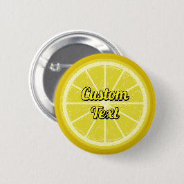 Chapa Redonda De 5 Cm Lemon Slice