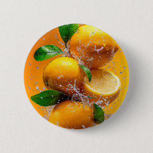 Chapa Redonda De 5 Cm Lemon Splash