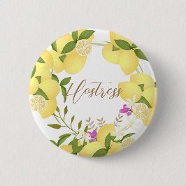 Chapa Redonda De 5 Cm Lemon Squeeze White